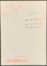 Load image into Gallery viewer, 1980 John Lennon Portrait Of A Genius Photo Jack Mitchell Original Beatles LOA