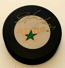 Load image into Gallery viewer, Ed Belfour Signed Dallas Stars Hockey Puck Autographed Trench MFG