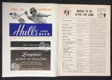 Load image into Gallery viewer, 1944 NCAA College Football Program Columbia Lions vs Yale Bulldogs Eisenhower