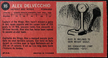 Load image into Gallery viewer, 1964-65 Vintage Detroit Red Wings Alex Delvecchio Topps Tallboy NHL Hockey Card
