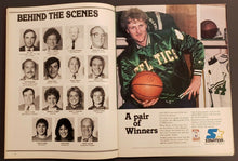 Load image into Gallery viewer, 1983 Boston Garden NBA Program Chicago Bulls vs Celtics + Basketball Ticket Stub