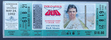Load image into Gallery viewer, 1992 Indy 500 Racing Full Ticket + Parking Pass IndyCar Rick Mears Indianapolis