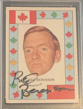 Load image into Gallery viewer, 1972-73 O-Pee-Chee Hockey Team Canada Red Berenson Signed Card Auto PSA/DNA