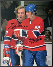 Load image into Gallery viewer, Guy Lafleur + Steve Shutt Autographed NHL Hockey Photo Montreal Canadiens JSA