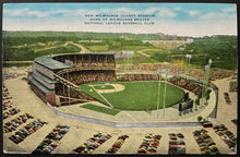 Load image into Gallery viewer, 1950's Milwaukee County Stadium MLB Baseball Postcard Braves Vintage Post Card