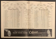 Load image into Gallery viewer, 1958 Yankee Stadium NFL Football Program New York Giants vs Washington Redskins