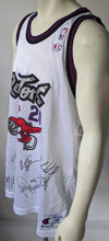 Load image into Gallery viewer, 1997-98 Toronto Raptors Team Signed Basketball Jersey Autographed x11 NBA JSA