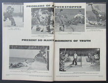 Load image into Gallery viewer, 1961 Maple Leaf Gardens NHL Program Signed By Bert Olmstead Toronto vs Boston