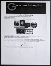 Load image into Gallery viewer, Willie Nelson Tour Silk All Access Backstage Pass Country Vintage Music LOA