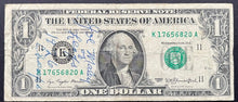 Load image into Gallery viewer, Joe Maley International League Baseball Player Autographed Signed US $1 Bill