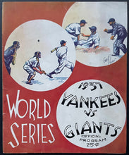 Load image into Gallery viewer, 1937 World Series Game 5 Official Program Yankee Stadium New York Giants MLB