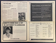 Load image into Gallery viewer, 1972 Vintage Rainbow Issue Canada's Music Newspaper Featuring Beatles Trudeau