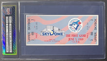 Load image into Gallery viewer, 1989 SkyDome 1st Game Ticket Toronto Blue Jays vs Milwaukee Brewers iCert 8