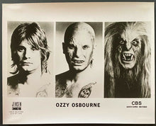 Load image into Gallery viewer, 1983 Ozzy Osbourne Type 1 Photo Composite Bark At The Moon Transformation