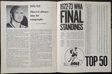 Load image into Gallery viewer, 1974 WHA Jersey Knights Home Game Program Houston Aeros Gordie Howe Hockey