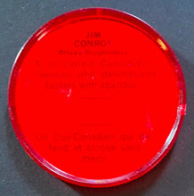 Load image into Gallery viewer, 1963 Nalley's Potato Chips CFL Football Token Plastic Coin Jim Conroy #26