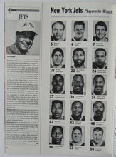 Load image into Gallery viewer, 1989 NFL Program NY Giants vs NY Jets HOF Inductees Bradshaw Blount Wood Shell