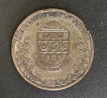 Load image into Gallery viewer, 1955 Vintage Oshawa Canadian Baseball Sterling Silver Medal Vtg