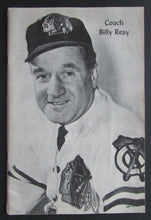 Load image into Gallery viewer, 1967 Chicago Stadium NHL Program Blackhawks vs Toronto Maple Leafs Billy Reay