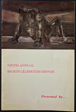 Load image into Gallery viewer, 4 Vintage Sports Celebrities Dinner Program 1960-1982 9th 13th 21st 31st