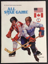 Load image into Gallery viewer, 1976 WHA 4th All Star Hockey Game Program Feat Howe Hull Keon Cheevers Mahovlich
