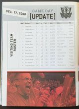 Load image into Gallery viewer, 2008 Air Canada Centre NBA Program Toronto Raptors vs Dallas Mavericks Nowitzki