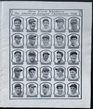 Load image into Gallery viewer, 1928 World Series Program Yankee Stadium New York Yankees St.Louis Cardinals MLB