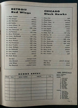Load image into Gallery viewer, 1966 Detroit Olympia NHL Playoff Hockey Program + Ticket Game 6 Stanley Cup