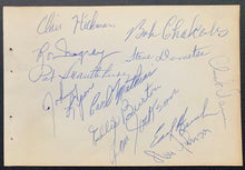 Load image into Gallery viewer, 1961 Toronto Maple Leaf Baseball Team Signed Album Pages Chuck Tanner Jim Vipond