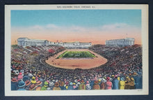 Load image into Gallery viewer, 1940's Soldiers Field Chicago Illinois Football Unposted Postcard Vintage