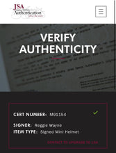 Load image into Gallery viewer, Reggie Wayne Indianapolis Colts Autographed NFL Football Riddell Mini-Helmet JSA