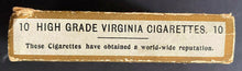 Load image into Gallery viewer, 1900's Ogdens Guinea Gold Cigarettes Empty Pack Vintage Tobacco Product