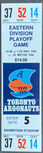 Load image into Gallery viewer, 1986 CFL Football Eastern Division Playoff Game Ticket Hamilton vs Toronto Argos