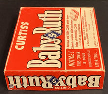 Load image into Gallery viewer, Vintage 1953 Curtiss Candy Bar Baby Ruth Cardboard Store Display Box
