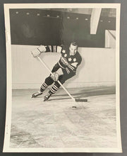Load image into Gallery viewer, Whitby Dunlops 1957 Gus Gagnon Vintage American Hockey League Press Photo AHL