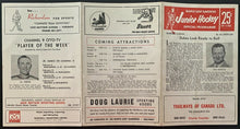 Load image into Gallery viewer, 1966 OHA Vintage Hockey Program St Catherines Blackhawks v Toronto Marlies