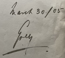 Load image into Gallery viewer, Earl Grey Signed Letter Canada's 9th Governor General Canadian Football HOFer