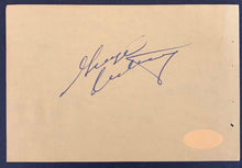 Load image into Gallery viewer, George Armstrong Authentic Signed Autograph Page JSA Toronto Maple Leafs NHL