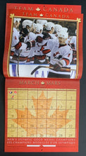Load image into Gallery viewer, 2003 Team Canada Autographed Signed Calendar Hockey Vintage Olympics