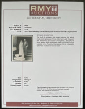 Load image into Gallery viewer, Type 1 International Press Photo King George VI & Queen Elizabeth VTG LOA Royals