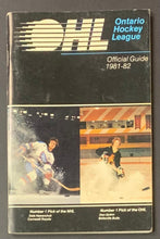 Load image into Gallery viewer, 1982-82 Ontario Hockey League Media Guide Future HOFers Hawerchuk Cover