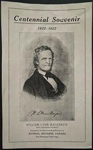 Load image into Gallery viewer, William Lyon Mackenzie Autograph Cut Signed Canadian Journalist + Politician