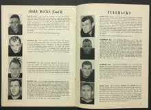 Load image into Gallery viewer, 1958 Hamilton Tiger Cats vs Ottawa Roughriders Football Club Press Radio Guide
