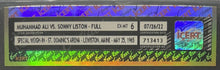 Load image into Gallery viewer, 1965 Muhammad Ali vs Sonny Liston 2nd Fight Weigh In Vintage Boxing Ticket