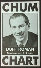 Load image into Gallery viewer, 1965 Chum Chart Radio Survey Rolling Stones Concert Advertisement The Beatles