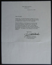 Load image into Gallery viewer, 1964 President Lyndon B. Johnson Photo + Autographed Facsimile Signed Vintage