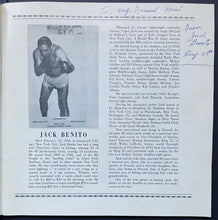 Load image into Gallery viewer, Autographed New Jersey Boxing Hall of Fame 10th Anniversary Program Signed VTG