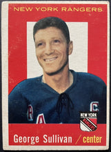 Load image into Gallery viewer, 1959-60 Topps #59 George Sullivan New York Rangers NHL Hockey Card