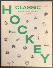 Load image into Gallery viewer, 1979-80 Hockey Classic Midseason Review Program Magazine Gordie Howe + Gretzky