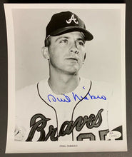 Load image into Gallery viewer, Phil Niekro Autographed Signed Baseball Photo Atlanta Braves Vintage Auto JSA